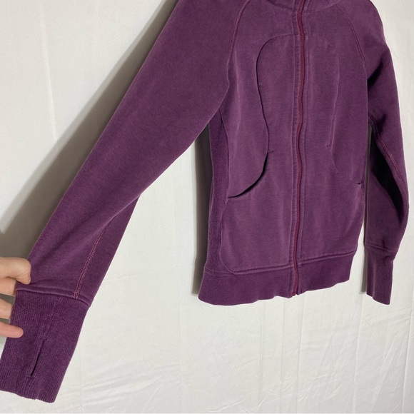 Vintage Lululemon Athletica Purple Scuba Hoodie 4 - Picture 6 of 13